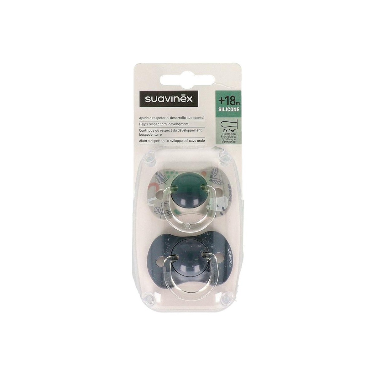 CHUPETE FISIOLOGICO SUAVINEX SILICONA +18 M 2 UN