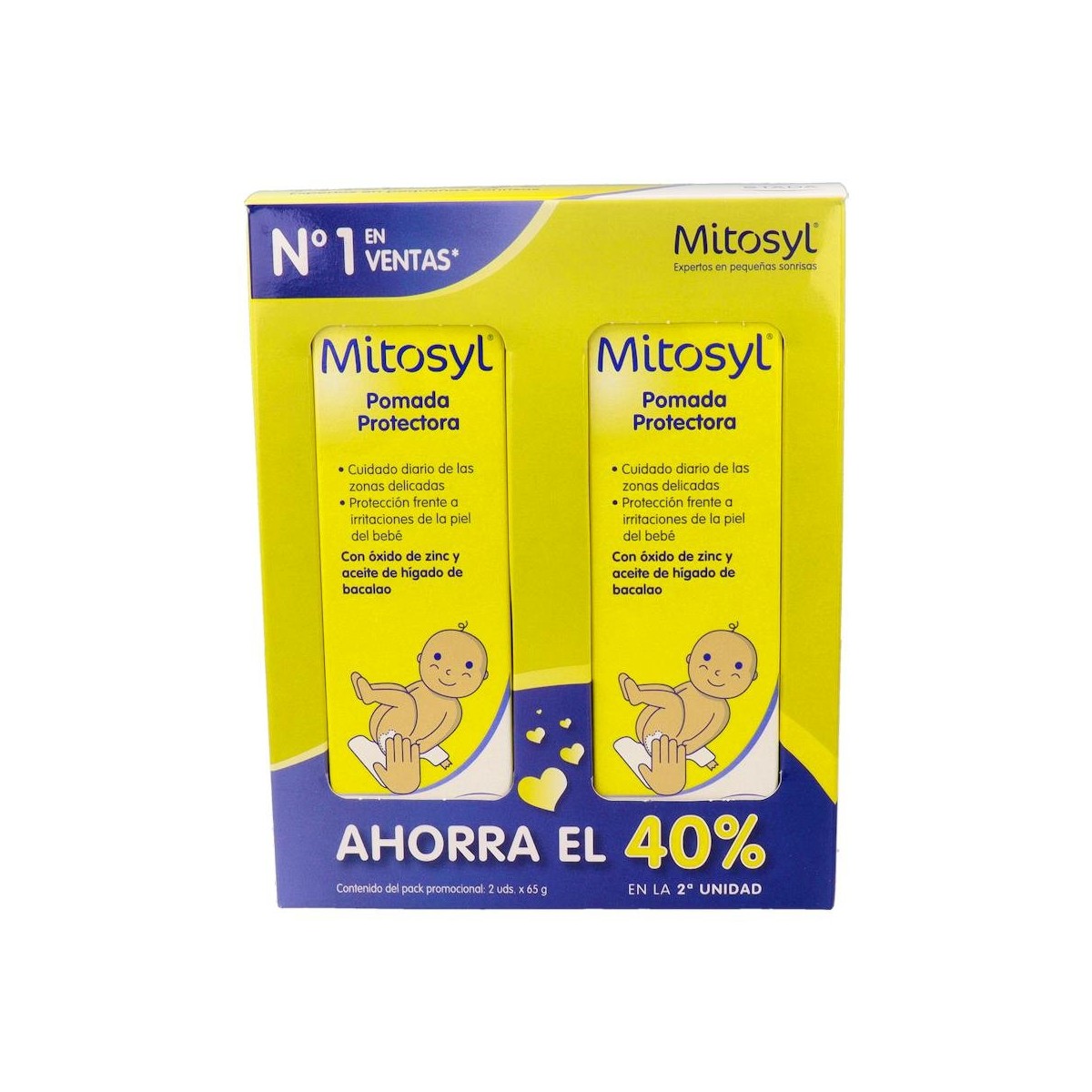 MITOSYL POMADA PROTECTORA 2 TUBOS 65 G