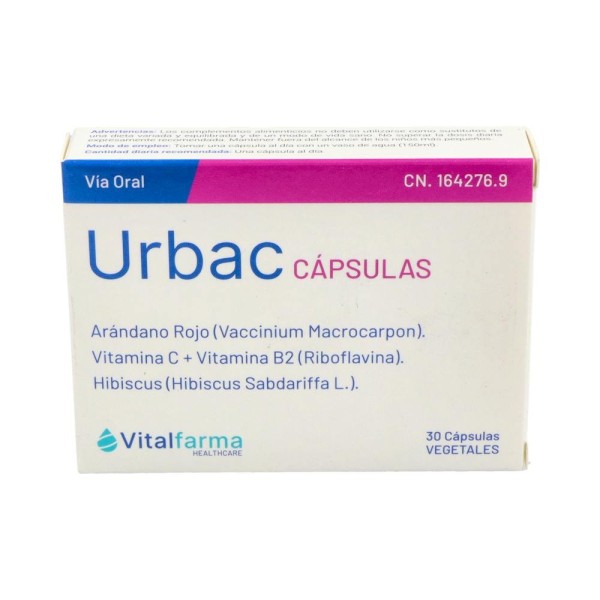 VITALFARMA URBAC 30 CAPS