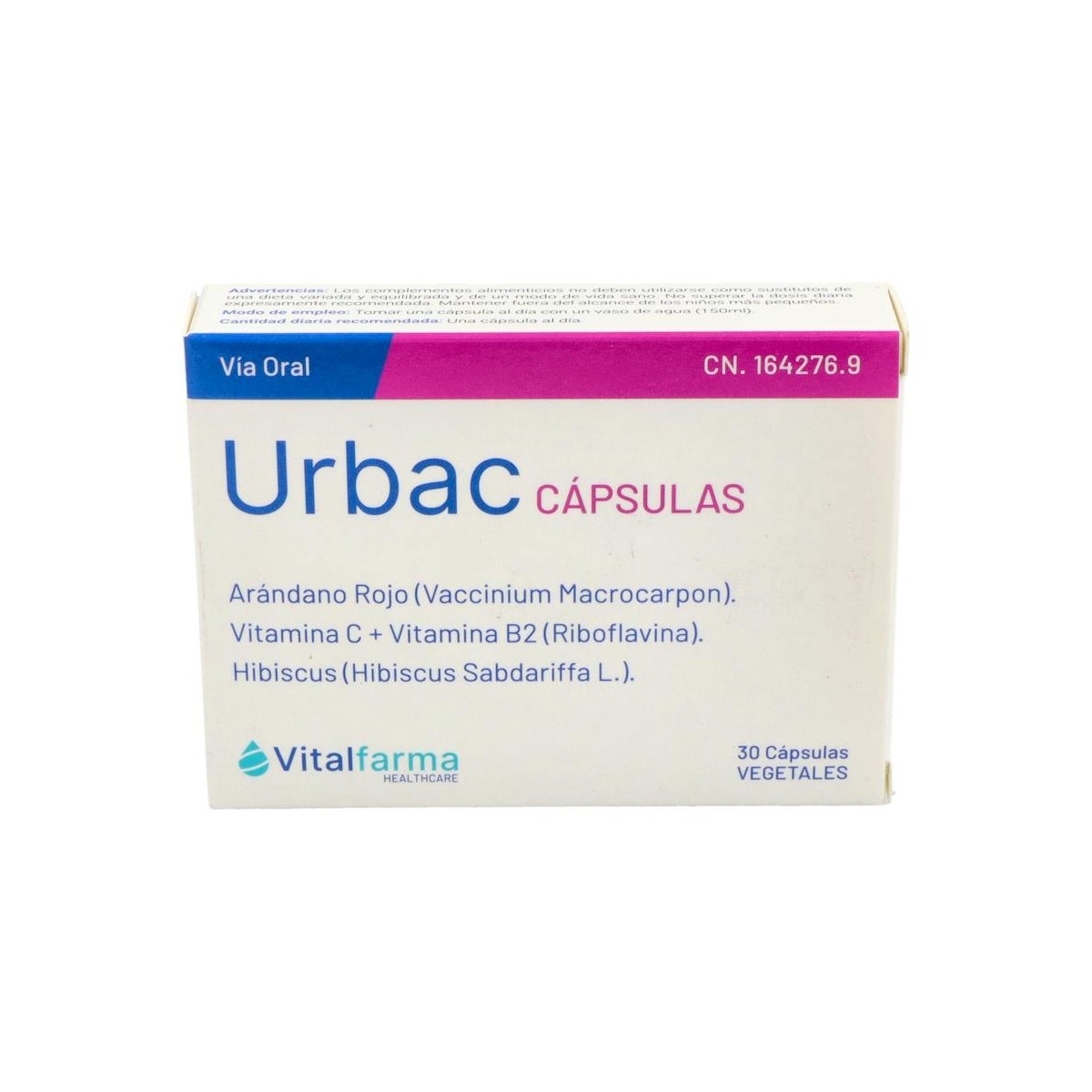 VITALFARMA URBAC 30 CAPS