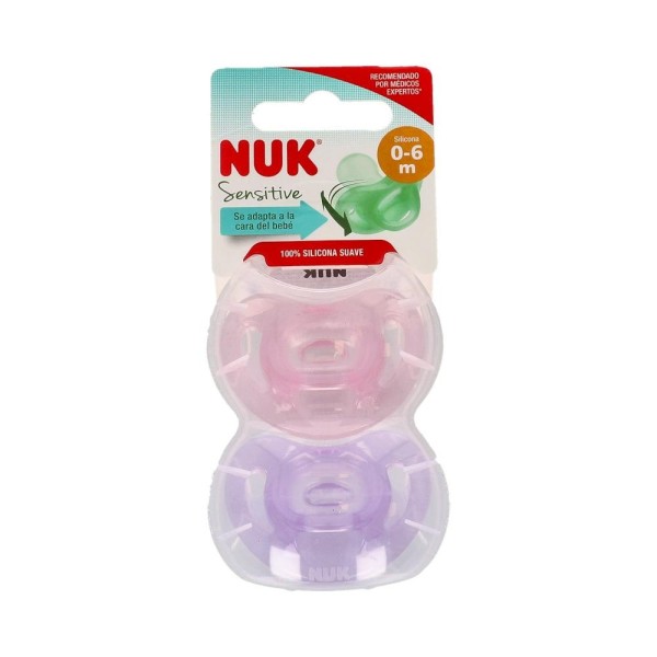 NUK CHUPETE SENSITIVE 0-6 SILICONA