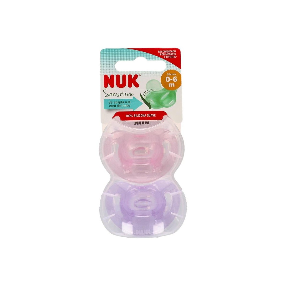 NUK CHUPETE SENSITIVE 0-6 SILICONA