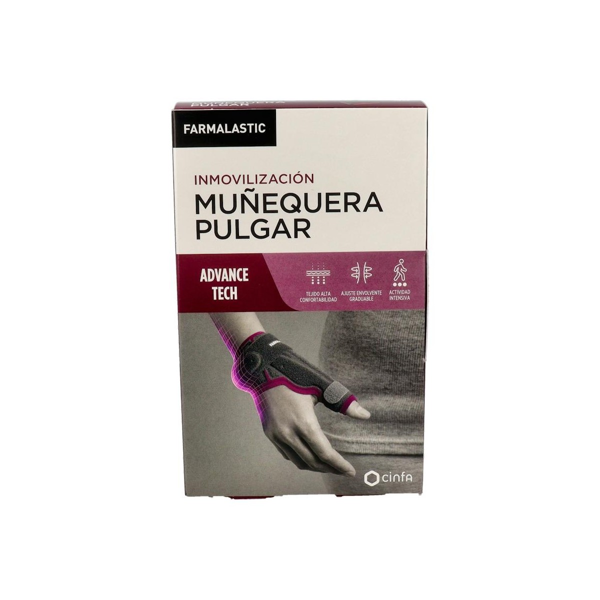 MUÑEQUERA FARMALASTIC ADVANCED INM PULGAR T 1