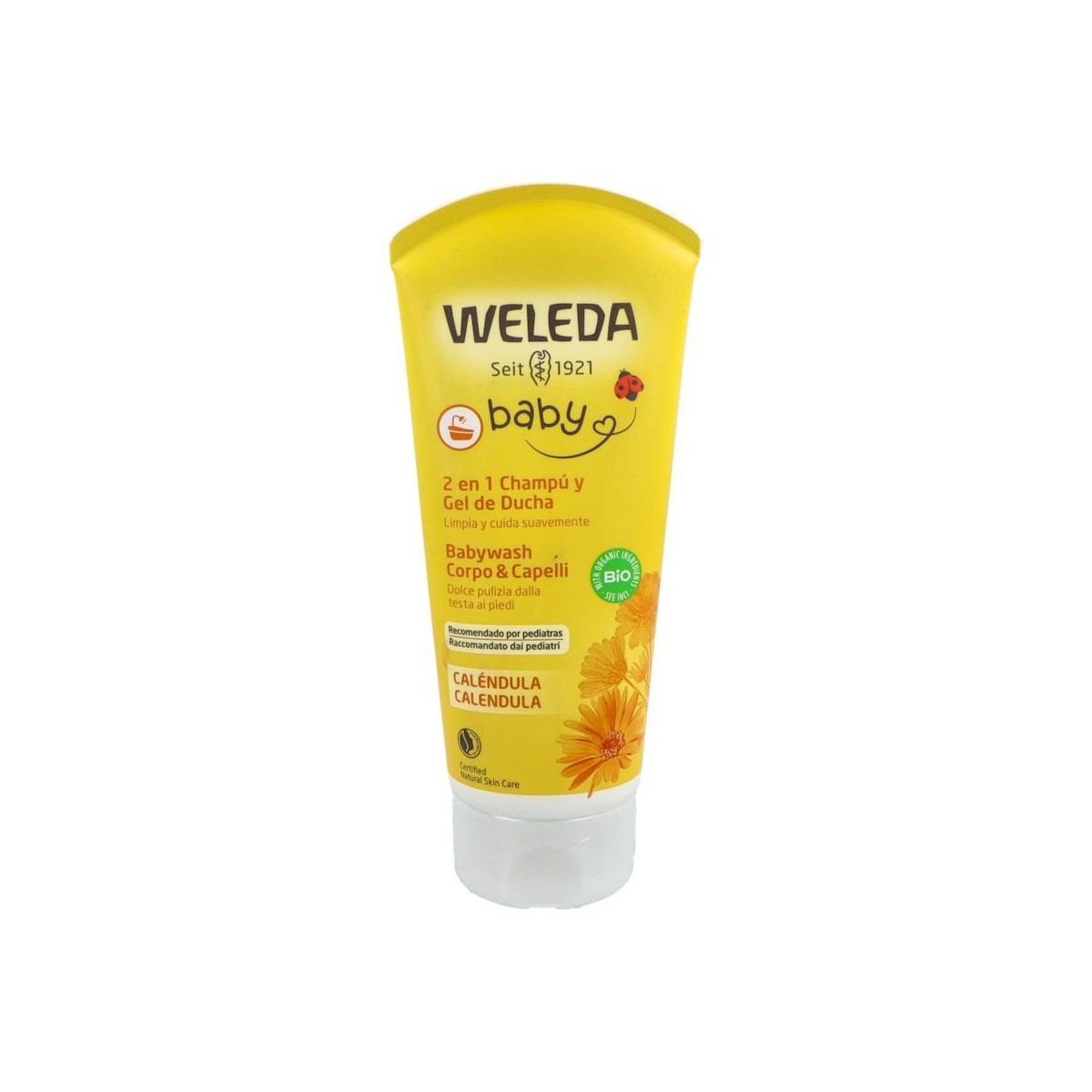 WELEDA CHAMPU&GEL DUCHA CALENDULA BEBE 200 ML