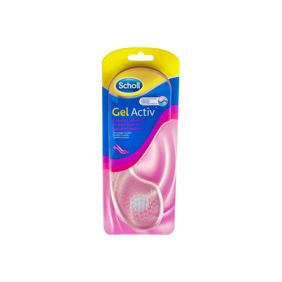 PLANTILLAS SCHOLL GEL ACTIV ZAPATO ABIERTO