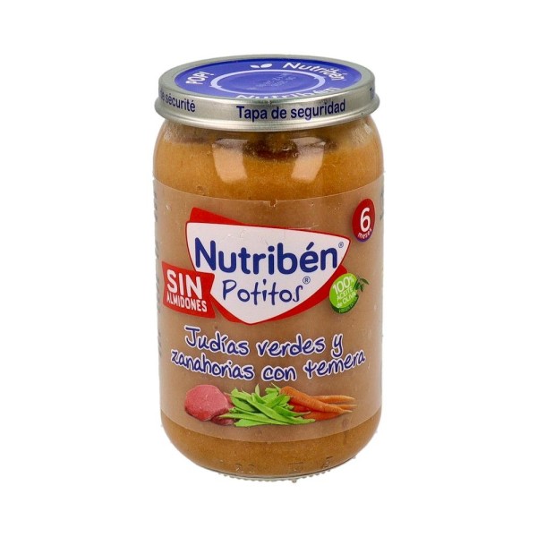 NUTRIBEN TERNERA JUDIAS VERDES ZANAHORIA 235 G