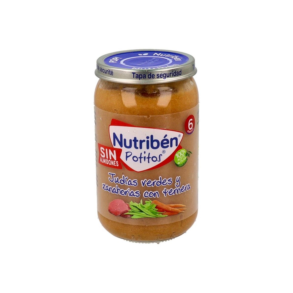 NUTRIBEN TERNERA JUDIAS VERDES ZANAHORIA 235 G