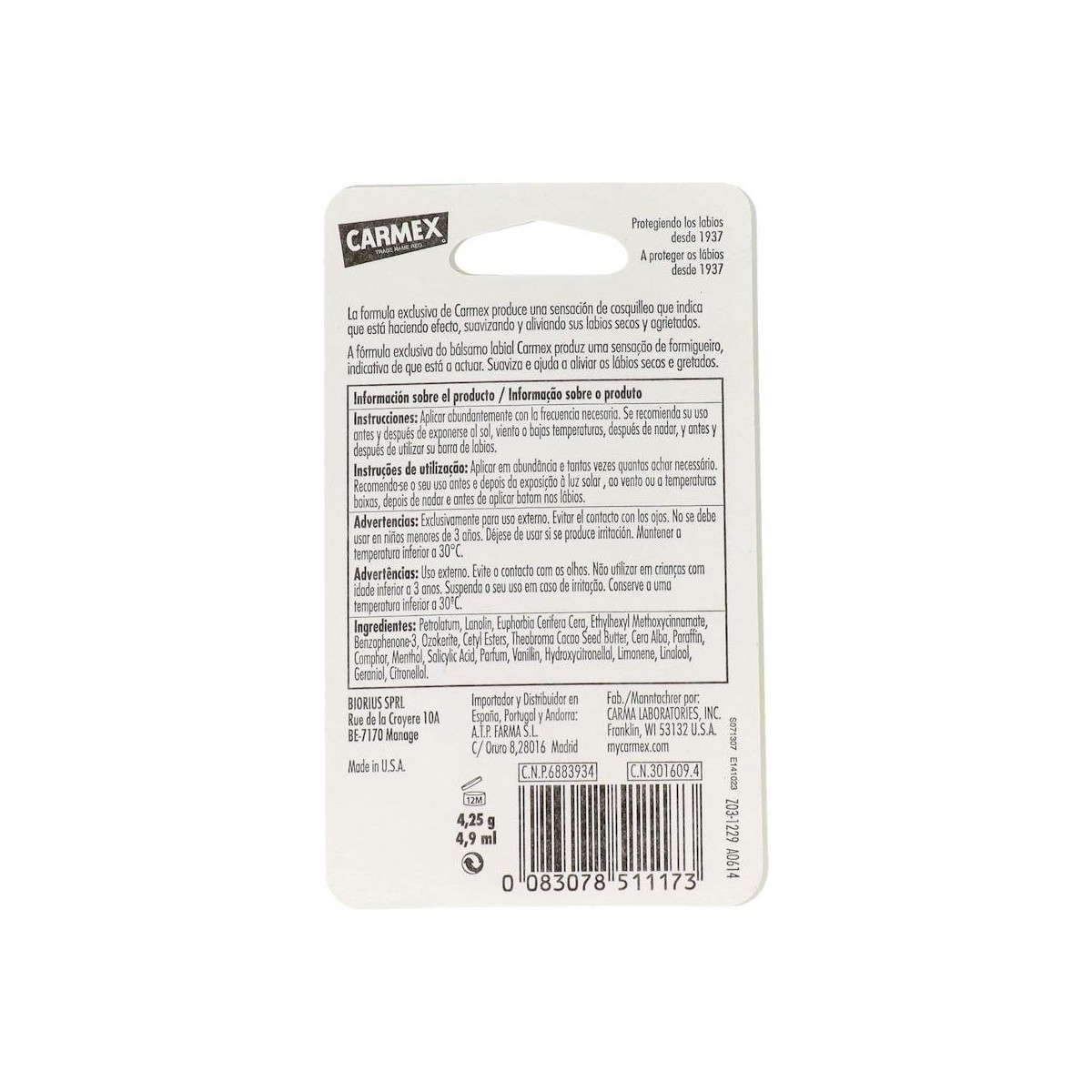 CARMEX CLICK STICK 4,25 G.