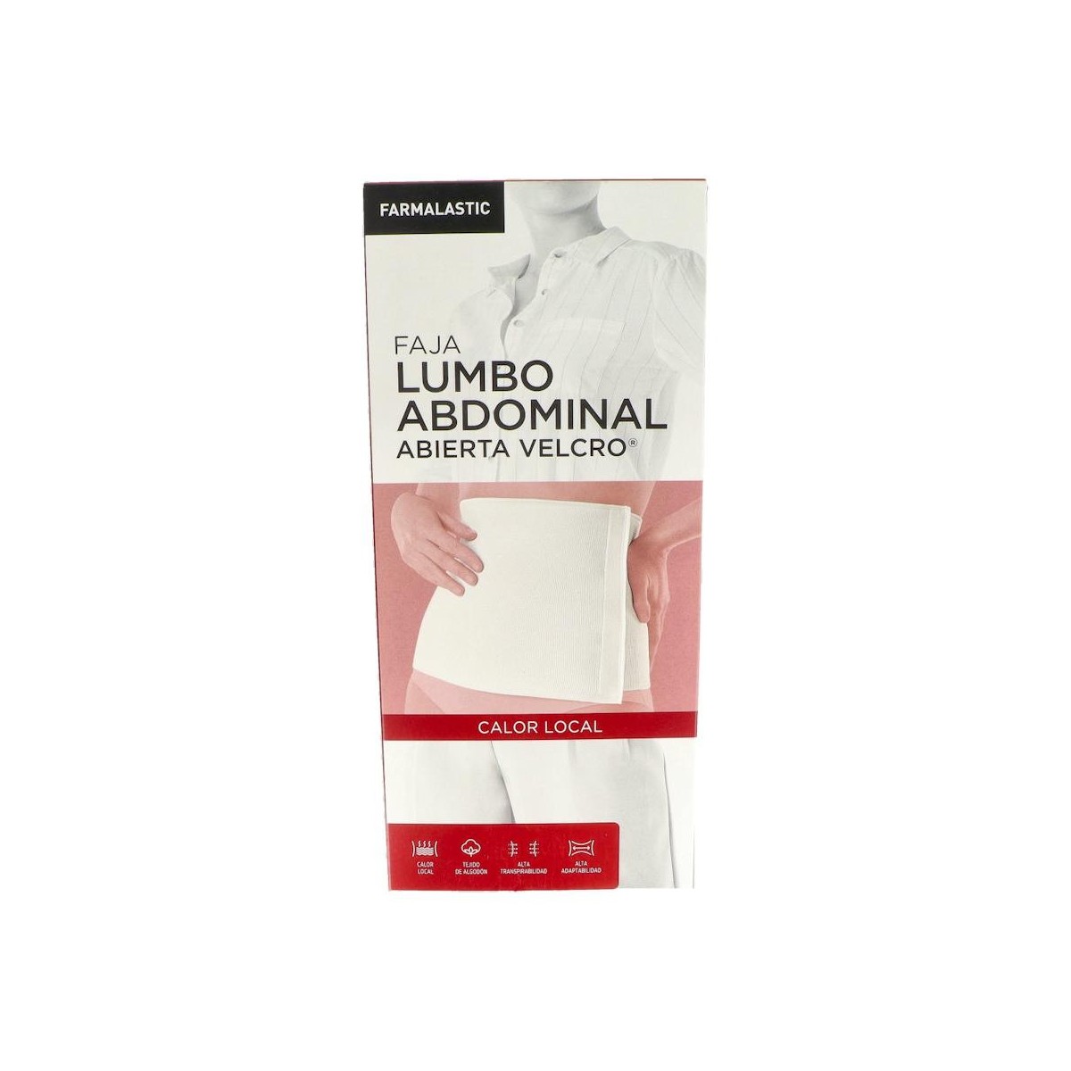 FAJA FARMALASTIC ALGODON VELCRO BEIG T 1 75- 95