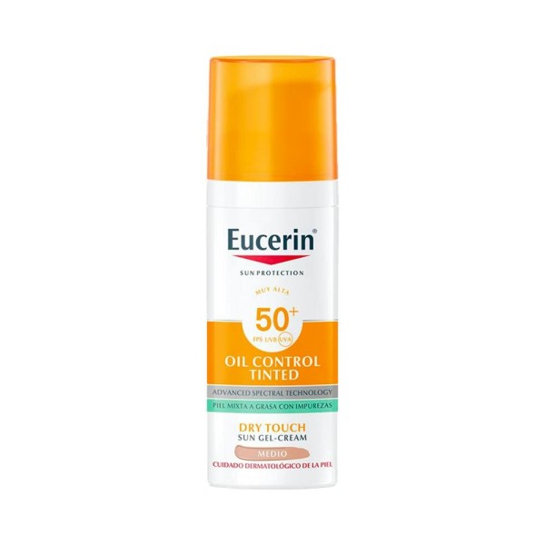 EUCERIN GEL CREAM OIL CONTROL DRY TOUCH SPF50+ TINTED...