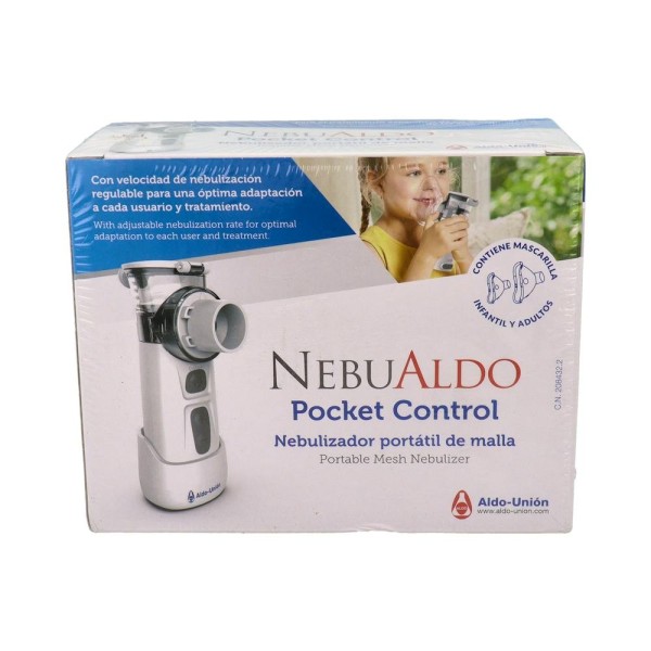 NEBUALDO NEBULIZADOR PORTATIL DE MALLA POCKET CONTROL