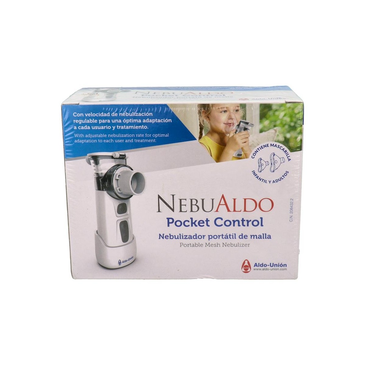 NEBUALDO NEBULIZADOR PORTATIL DE MALLA POCKET...