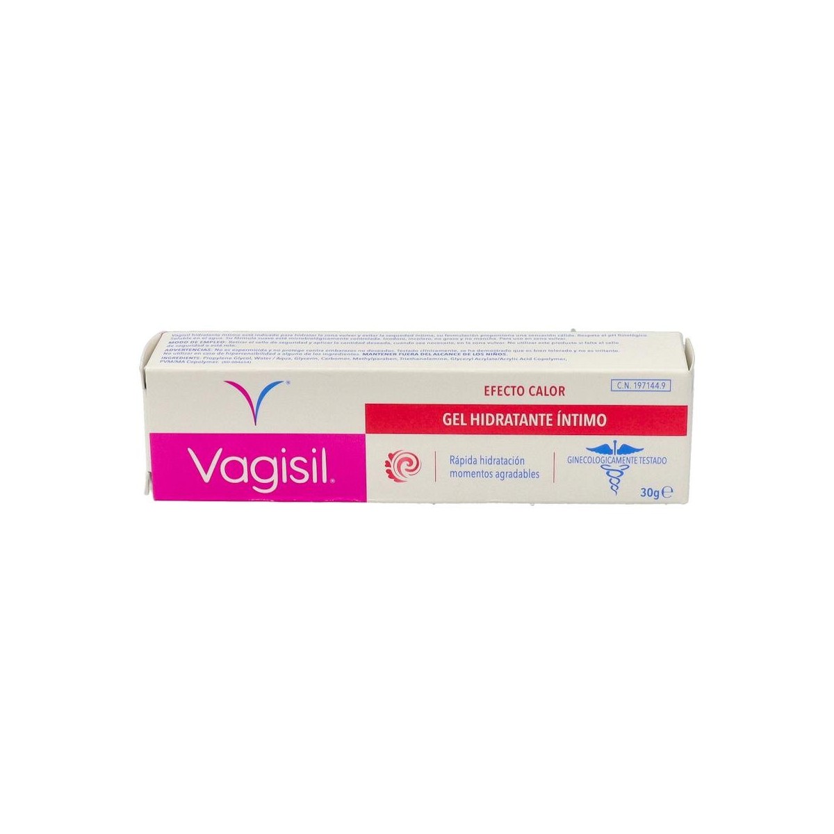 VAGINESIL GEL HIDRATANTE VAGINAL EFECTO CALOR 30