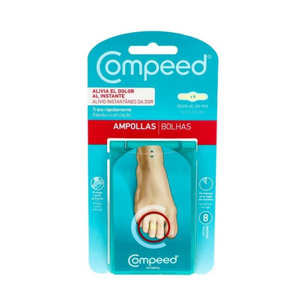 COMPEED AMPOLLAS DEDOS PIES 8 UN
