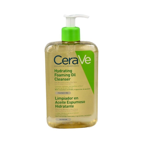 CERAVE LIMPIADOR ACEITE ESPUMOSO HIDRATANTE 473 ML
