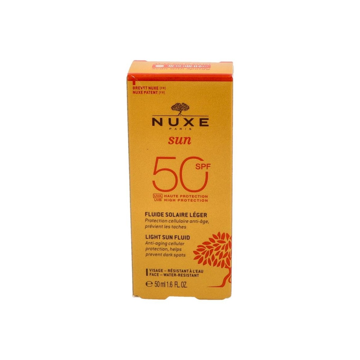 NUXE SUN FLUIDO LIGERO ALTA PROTECCION SPF50 50 ML