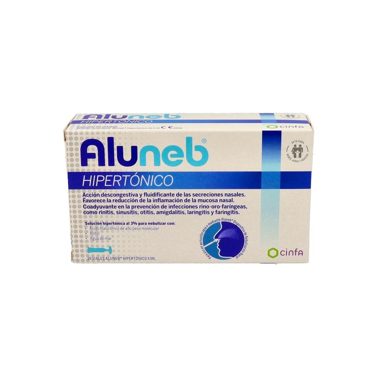 ALUNEB HIPEROTONICO 20 VIALES 5 ML