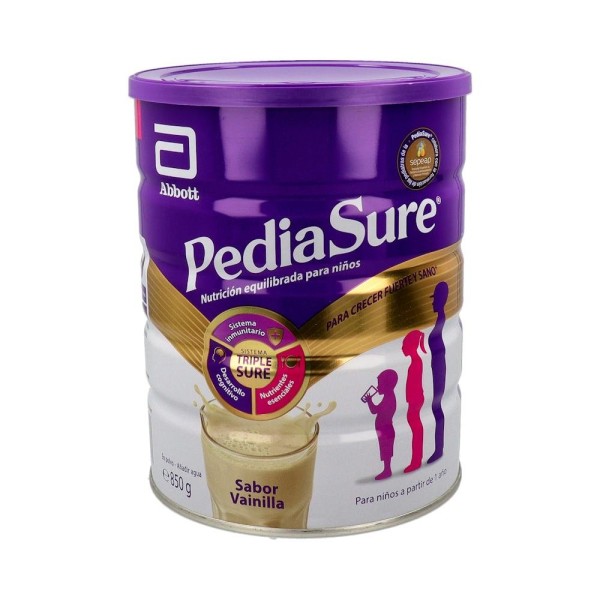 PEDIASURE POLVO VAINILLA 1 LATA 850 G