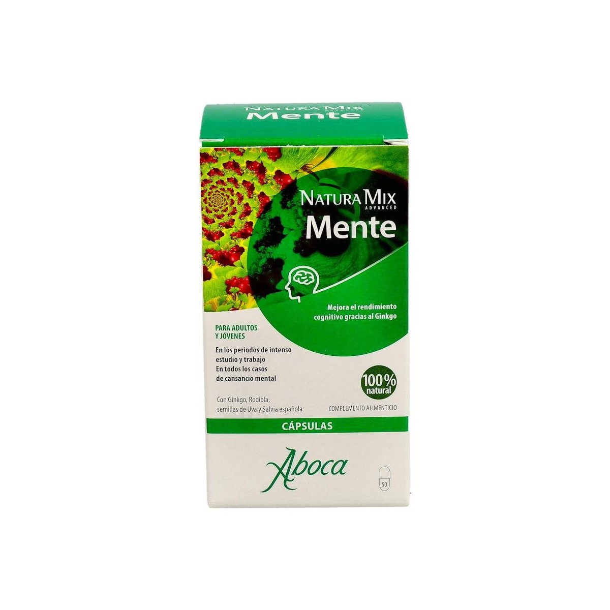 NATURA MIX ADVANCED MENTE FRASCO 50 CAPSULAS