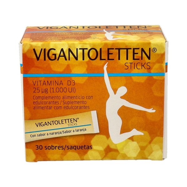 VIGANTOLETTEN GRANUL VIT D3 STICKS 30 SOBRES