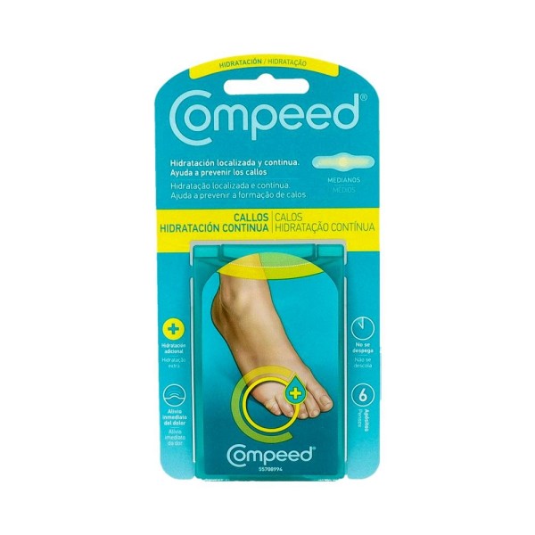 COMPEED CALLOS HIDRATACION CONTINUA 6 UN