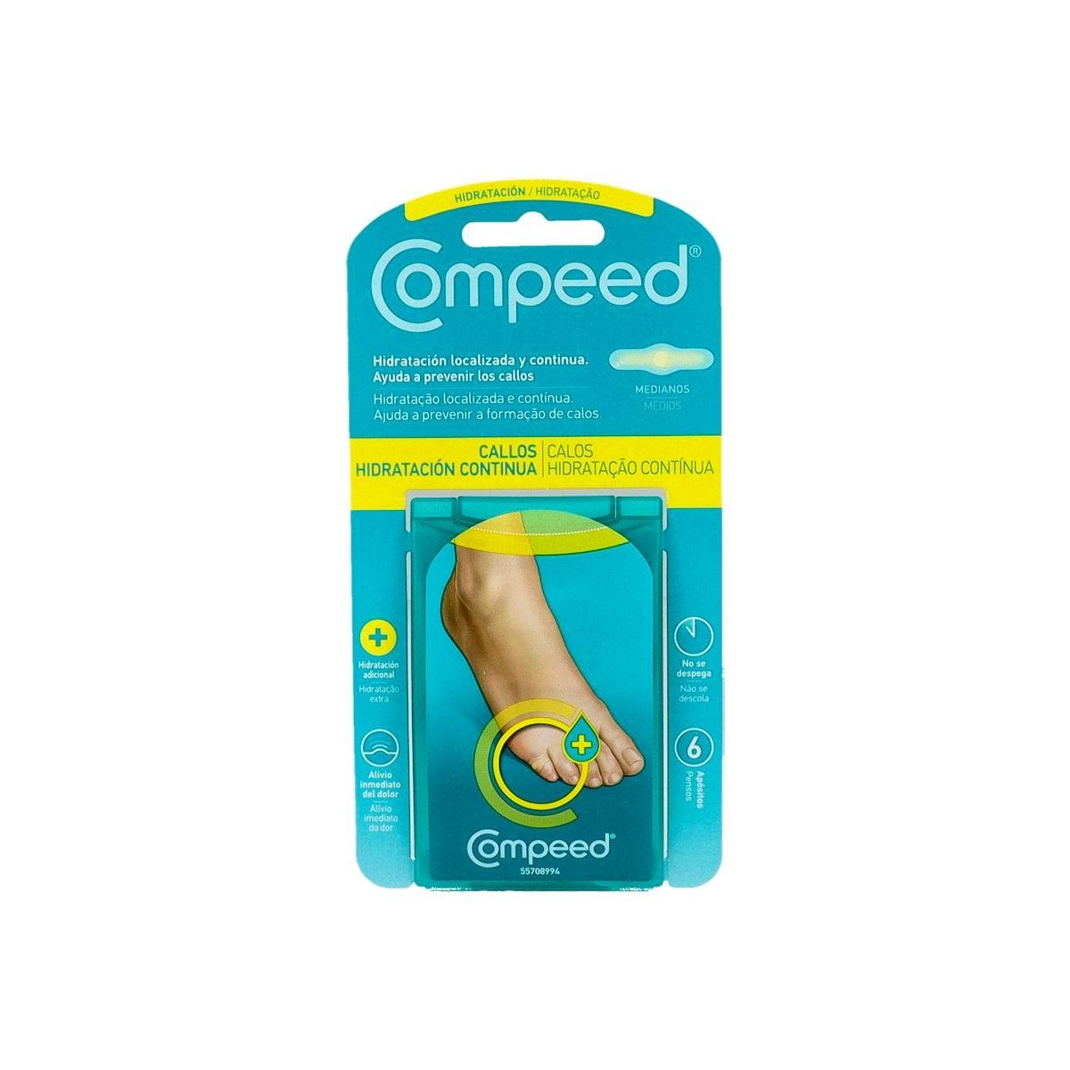 COMPEED CALLOS HIDRATACION CONTINUA 6 UN
