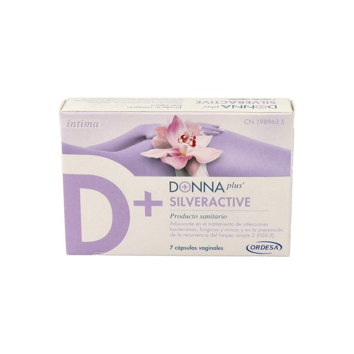 DONNAPLUS SILVERACTIVE 7 CAPS VAGINAL