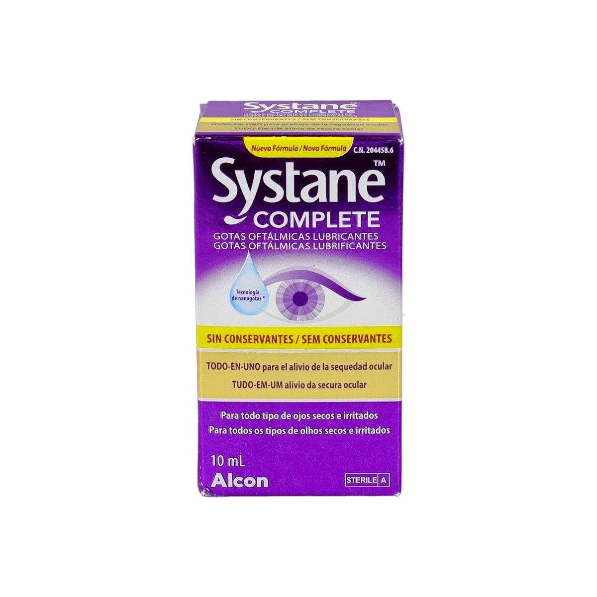 SYSTANE COMPLETE 10 ML SIN CONSERVANTES