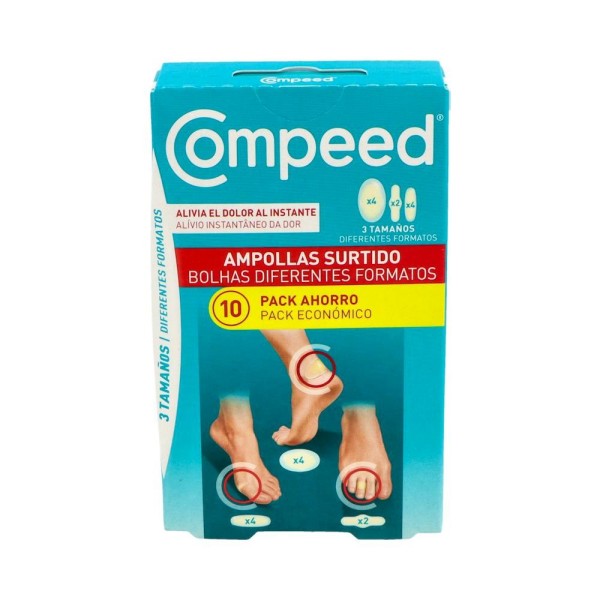 COMPEED AMPOLLAS MIXTO 10 UNIDADES PACK