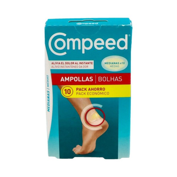 COMPEED AMPOLLAS TALLA MEDIANA 10 UNIDADES PACK