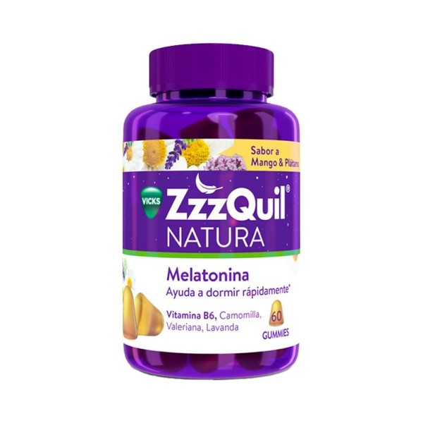 ZZZQUIL MELATONINA MANGO & PLATANO 60 GOMINOLAS