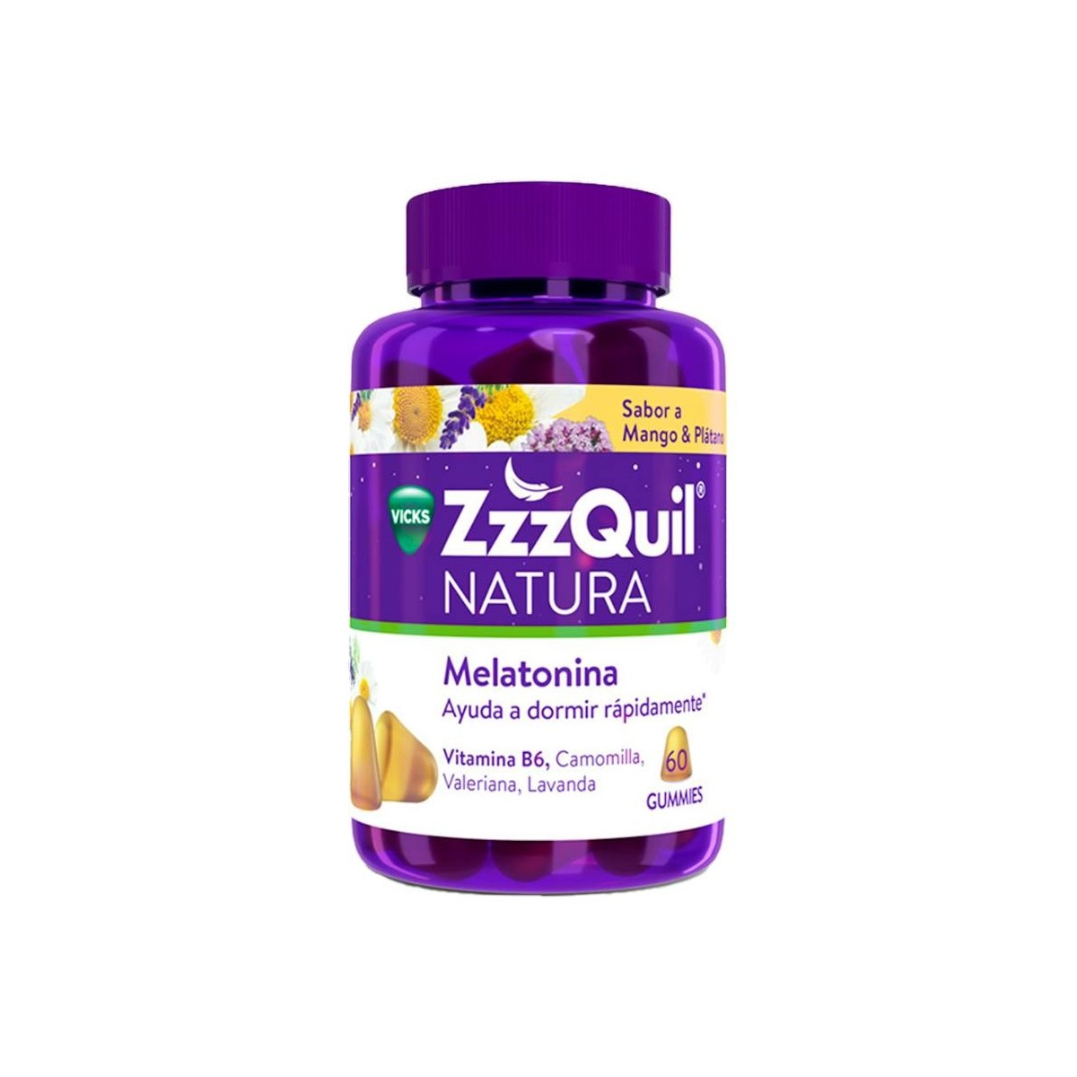 ZZZQUIL MELATONINA MANGO & PLATANO 60 GOMINOLAS
