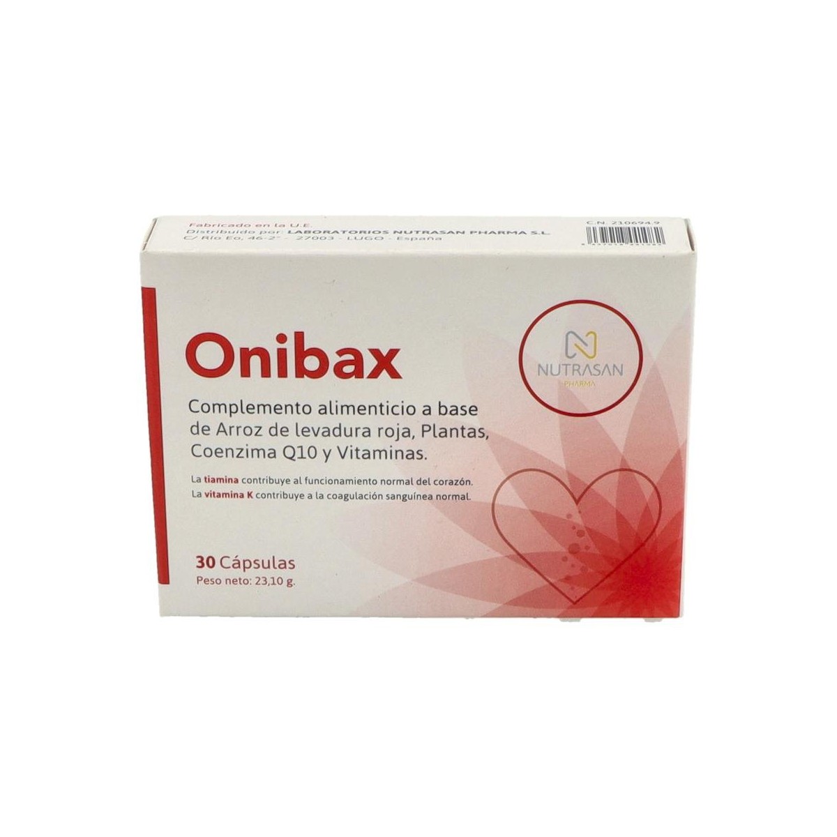 ONIBAX 30 CAPS