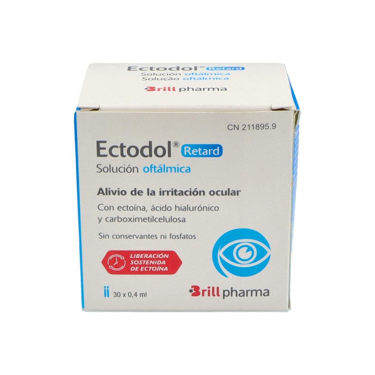 ECTODOL RETARD SOLUCION OFTALMICA 0,4 ML 30...