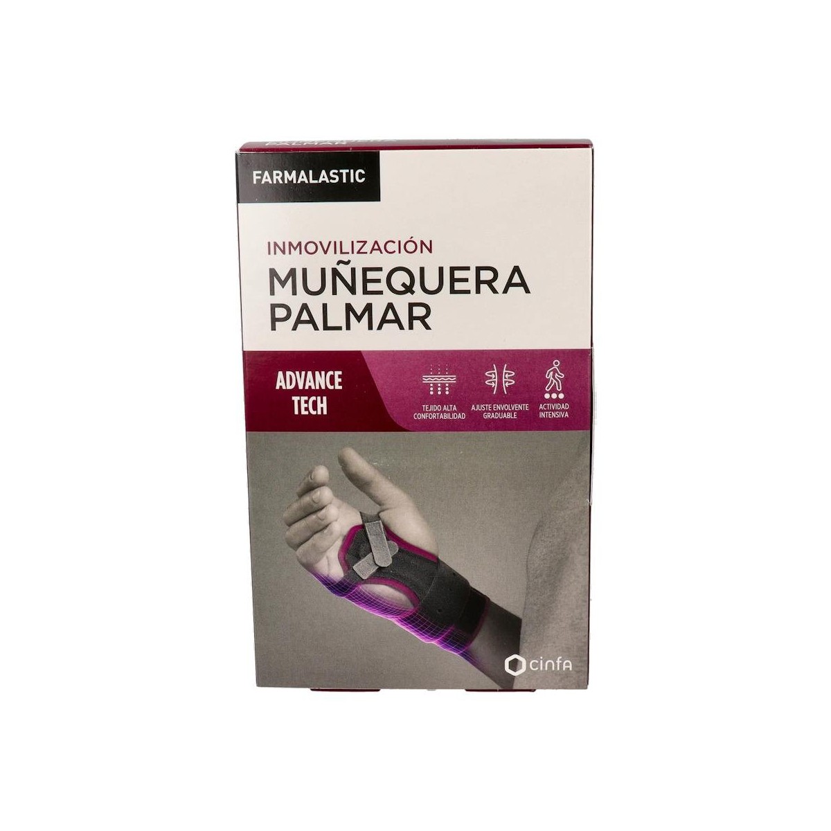 MUÑEQUERA FARMALASTIC ADVANCED INM PALMAR T 1
