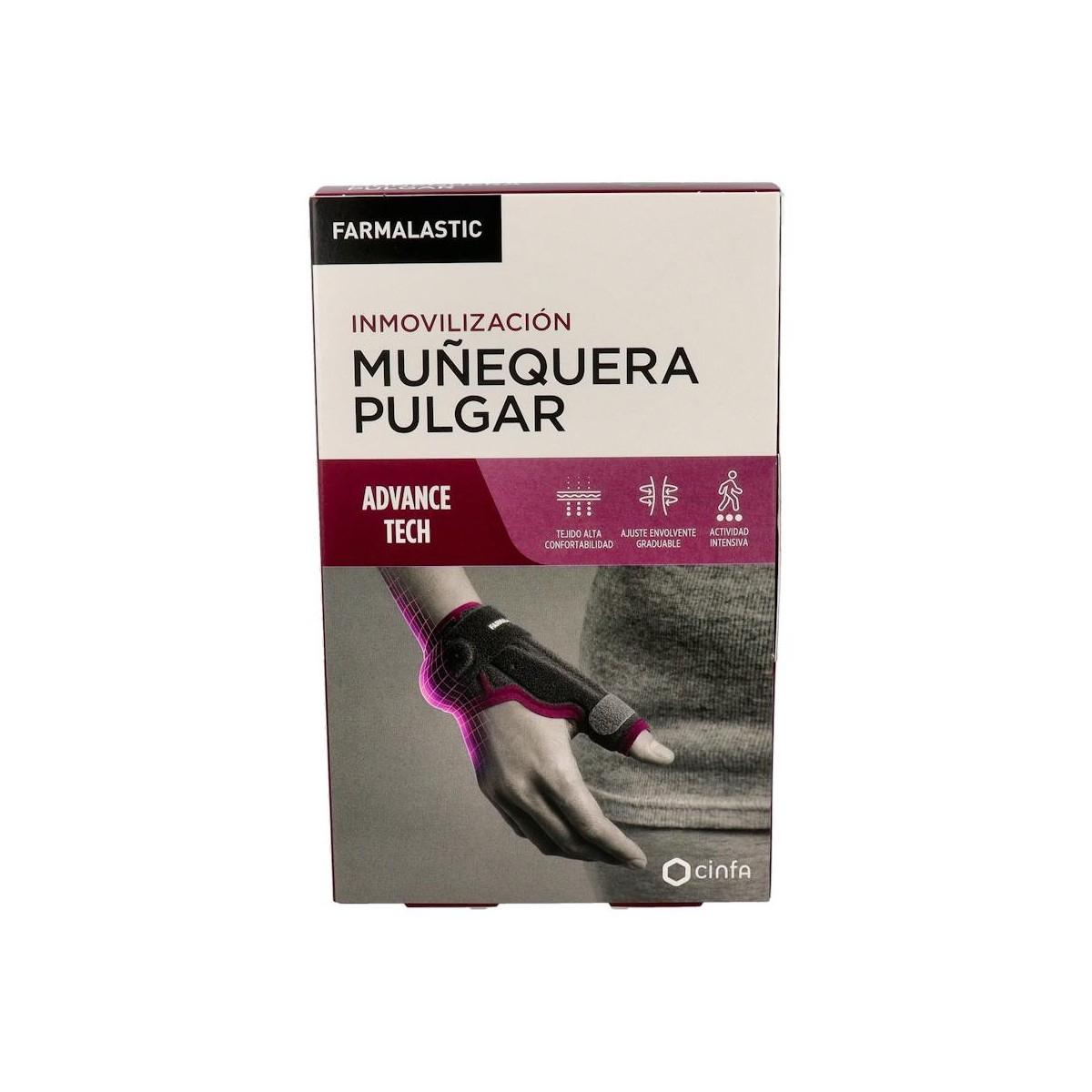MUÑEQUERA FARMALASTIC ADVANCED INM PULGAR T 2