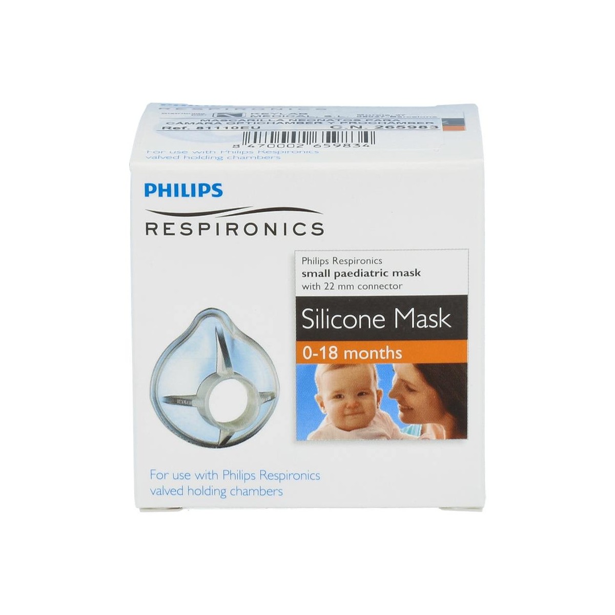MASCARILLA OPTICHAMBER INHA NEONAT