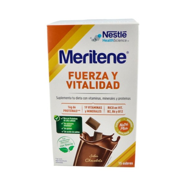 MERITENE ACTIVE SENIOR CHOCOLATE 15 SOBRES
