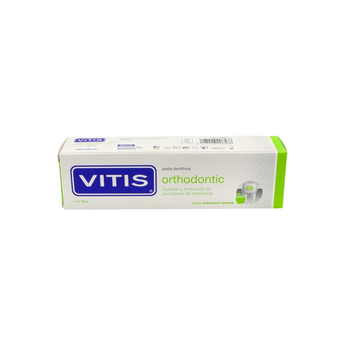 VITIS ORTHODONTIC PASTA DENTAL MANZANA/MENTA...