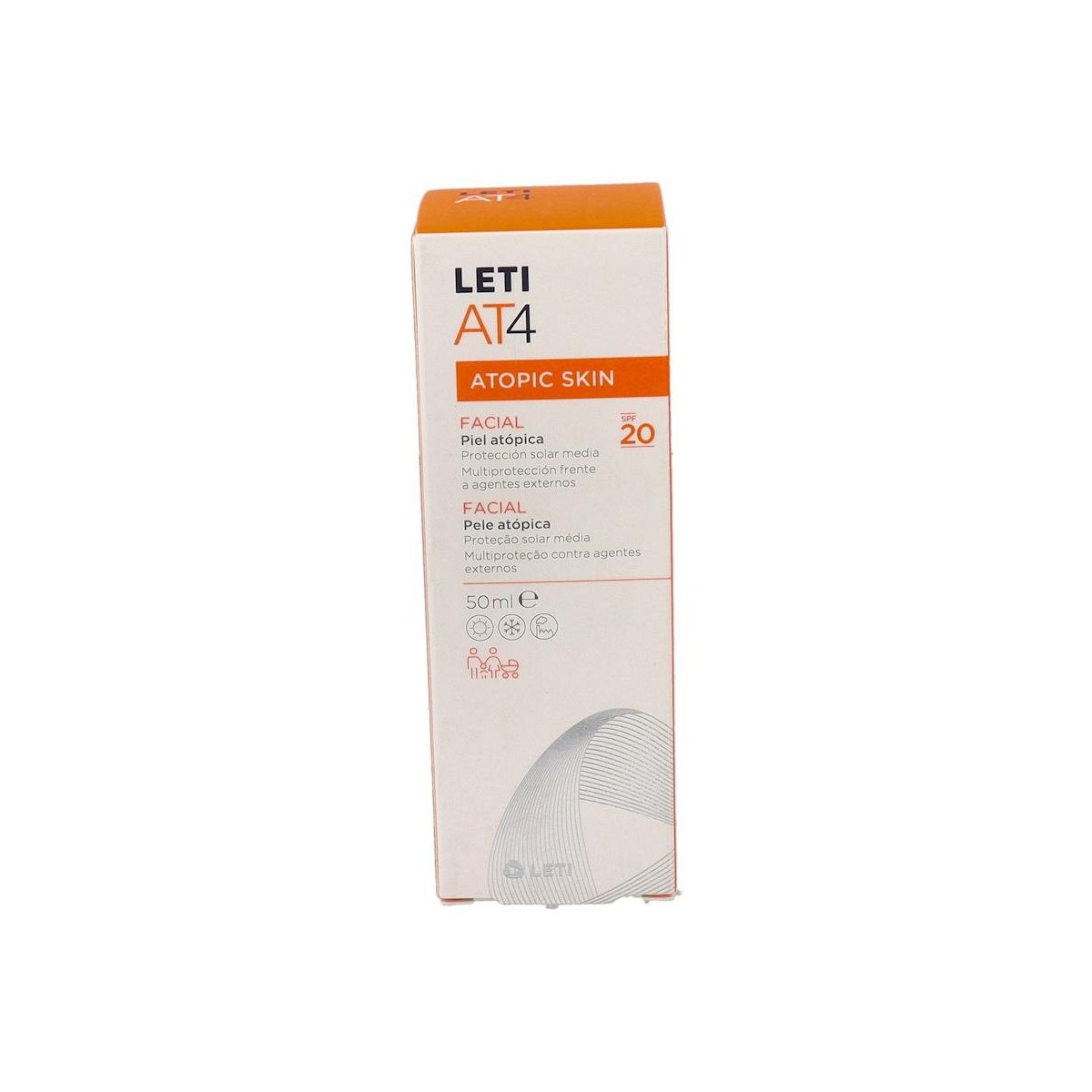 LETI AT4 CREMA FACIAL SPF 20 50 ML
