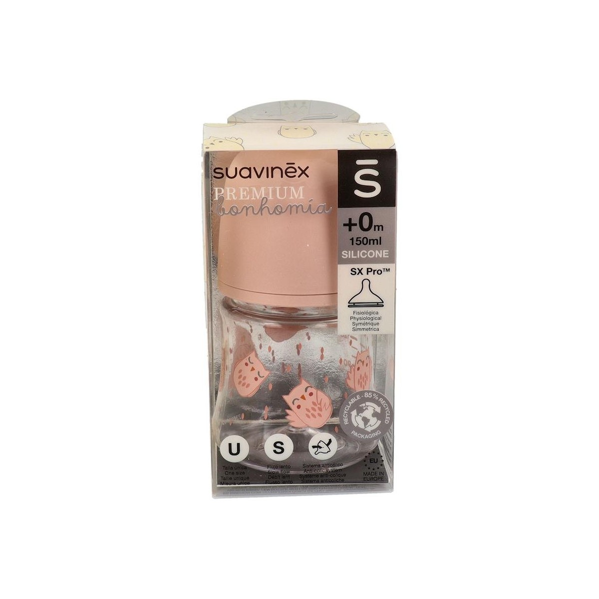 BIBERON SUAVINEX B ANCHA PREMIUM TET SIL 3 POS...