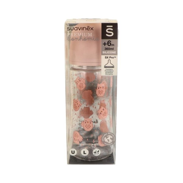 BIBERON SUAVINEX PREMIUM TETINA PAPILLA SILIC 360 ML