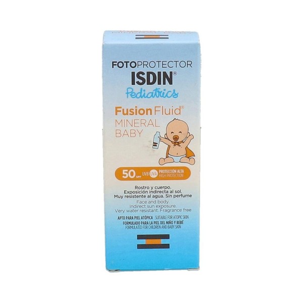 FOTOPROT ISDIN FPS 50+ FUSION FLUID MINERAL PEDIAT 50 ML