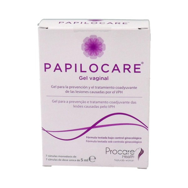 PAPILOCARE GEL VAGINAL 7 CANULAS 5 ML