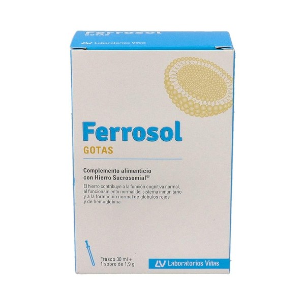 FERROSOL GOTAS SOL 30 ML+ SOBRE 1,9G