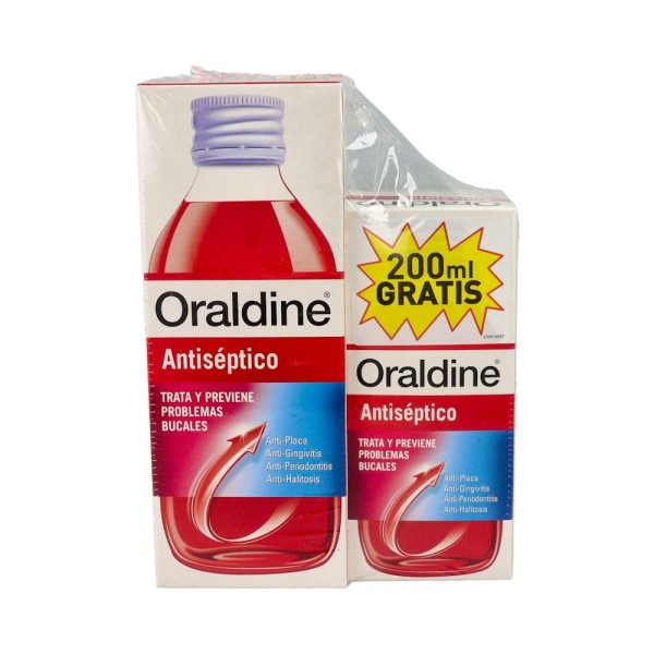 ORALDINE ANTISEPTICO PACK 400ML + 200ML