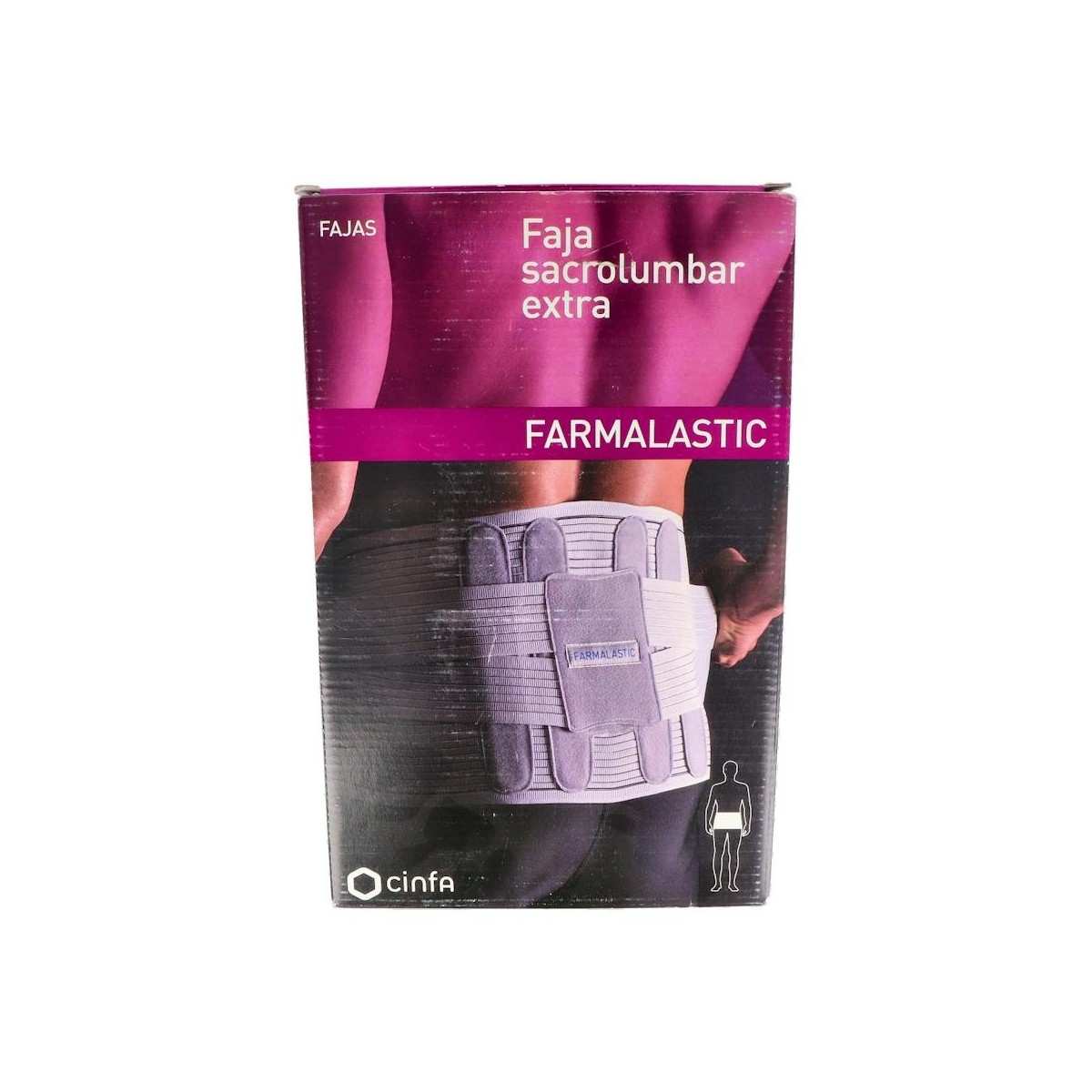 FAJA FARMALAS SACROLUMB EXTRAT2 97CM GRIS