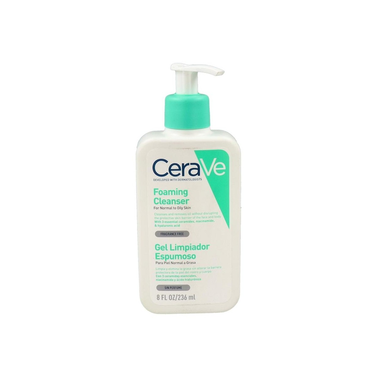 CERAVE LIMPIADOR ESPUMOSO 236ML