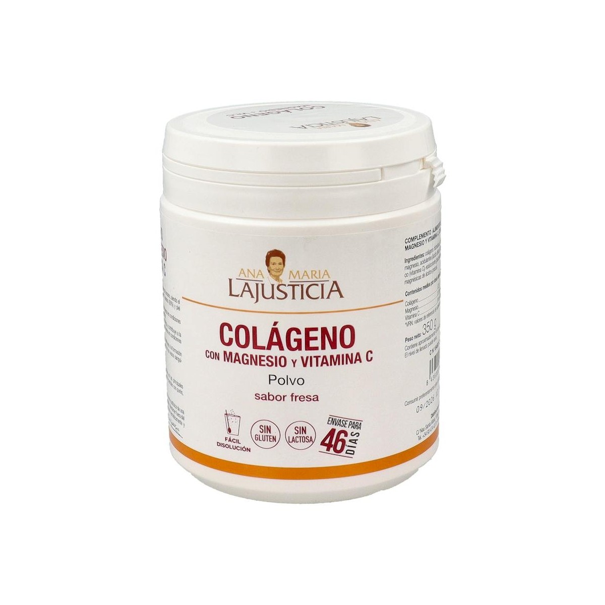 COLAGENO MAGNES+VIT C LAJUSTICIA (350G)