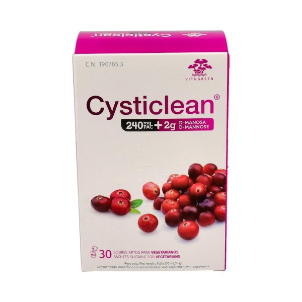 CYSTICLEAN 240 MG D-MANOSA 30 SOBRES